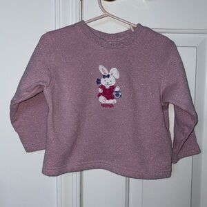 Y2K OshKosh bunny sweatshirt Easter vintage 2T